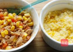 表情海鲜饭团的做法图解5