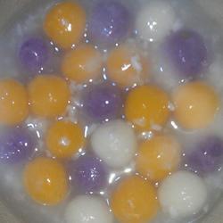 紫薯南瓜酒酿汤圆的做法[图]