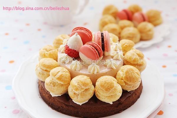 草莓巧克力奶油塔