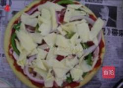菇香鸡肉披萨的做法图解13