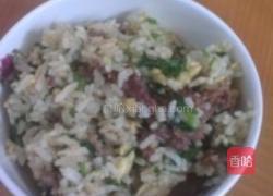 牛肉芥蓝炒饭的做法图解4