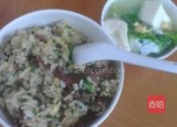 牛肉芥蓝炒饭的做法图解5