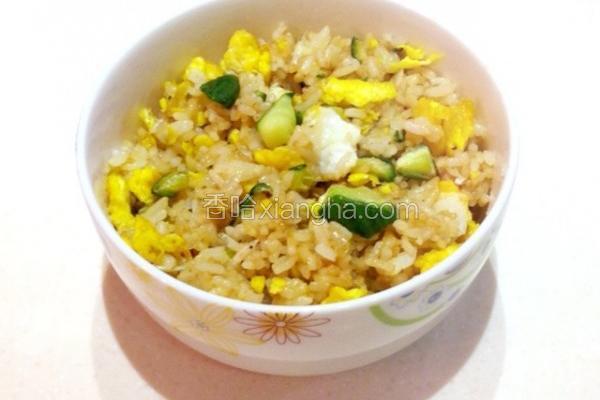 黄瓜蛋炒饭