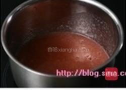 草莓西米冻布丁的做法图解4