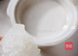 椰汁炖燕窝的做法图解6