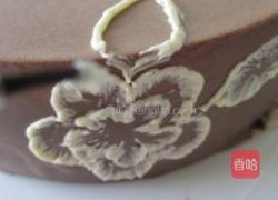 巧克力慕斯刷绣蛋糕的做法图解33