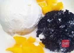 椰香芒果紫米的做法图解4