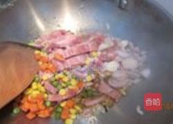 培根榨菜蛋炒饭的做法图解6