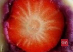麦片紫薯草莓大福的做法图解6