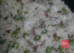 火腿豌豆焖饭的做法图解4