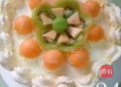 哈密瓜生日蛋糕的做法图解24