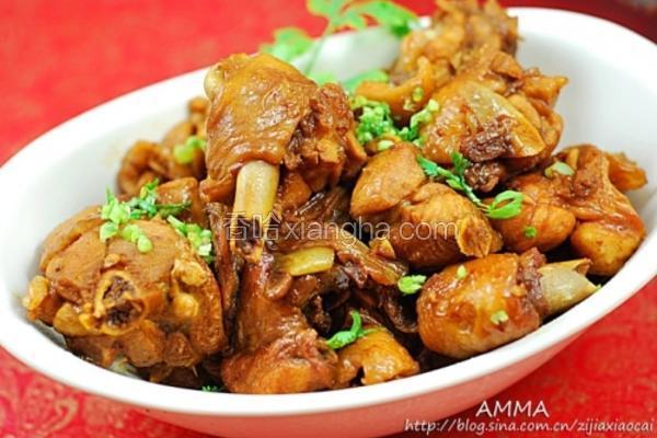 豆瓣酱烧鸡块儿