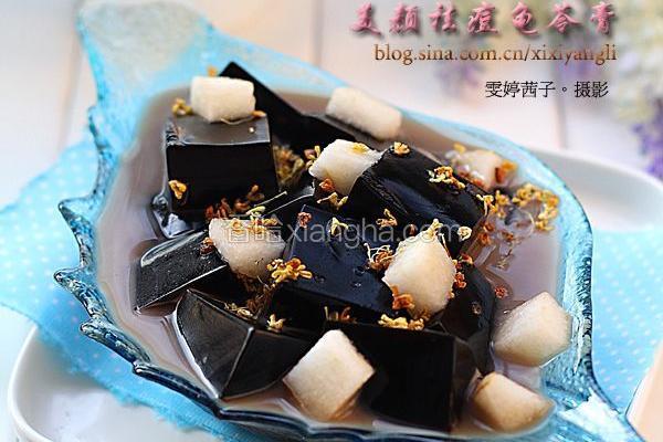 桂花梨汁龟苓膏