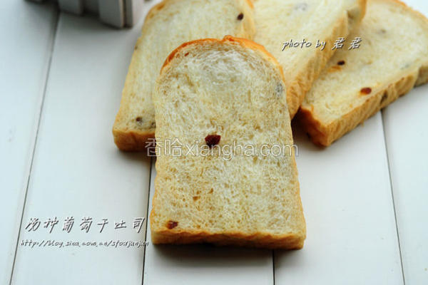汤种葡萄干吐司