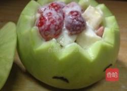 甜瓜小子有一肚子水果沙拉的做法图解2