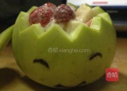甜瓜小子有一肚子水果沙拉的做法图解3