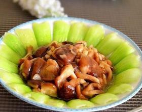 香菇炒油菜[图]