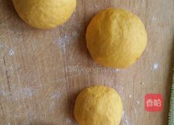 南瓜葫芦娃豆沙包的做法图解3