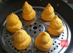 南瓜葫芦娃豆沙包的做法图解6