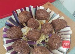 蒜蓉茄子蒸肉丸的做法图解7