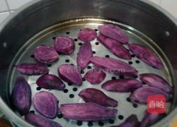 蒸紫薯小饼的做法图解1