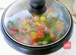 三彩鸡丁的做法图解3