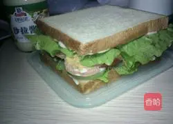 Illustration of how to make a nutritious simple sandwich 8