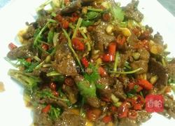 小炒黄牛肉的做法图解5