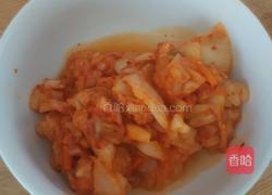 辣白菜炒饭的做法图解1