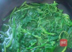 小炒南瓜叶的做法图解3