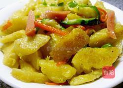 炒馍条的做法图解5