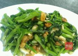 油渣炒菜心的做法图解6