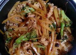 土豆肉丝炒饭