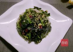 凉拌菠菜的做法图解7