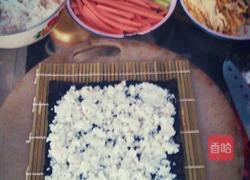 青瓜火腿寿司的做法图解2
