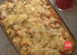 芝士焗意大利螺旋面的做法图解5