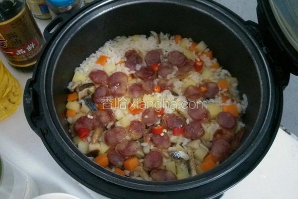 腊肠土豆香饭