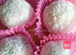 椰蓉红豆沙糯米团的做法图解5