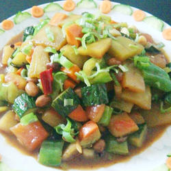 宫保素三丁的做法[图]