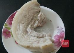 瓜皮回锅肉的做法图解2