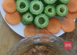苦瓜酿肉的做法图解7