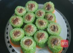 苦瓜酿肉的做法图解8