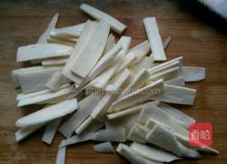 皎白炒腰子的做法图解3