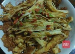 蛋煎金针菇的做法图解9
