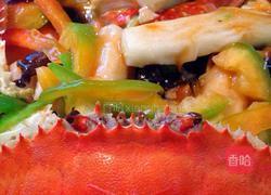 蟹炒年糕的做法图解2