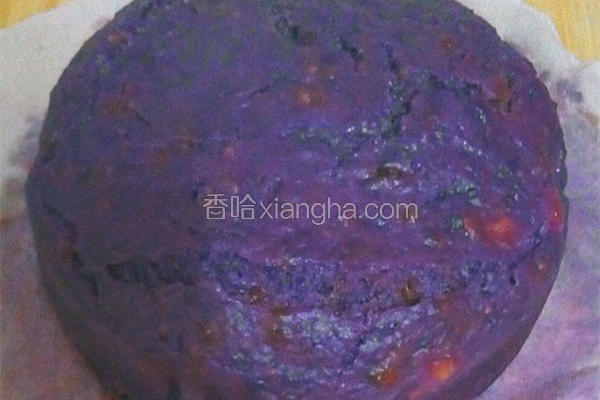 紫薯红枣发糕