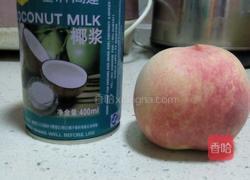 水蜜桃椰汁牛奶西米露的做法图解4