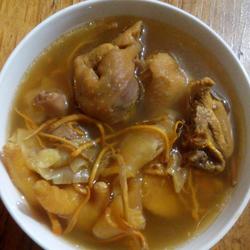 老鸡鱼鳔汤的做法[图]