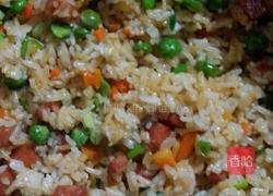 青豆炒饭的做法图解7