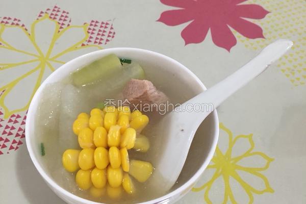 冬瓜玉米排骨湯